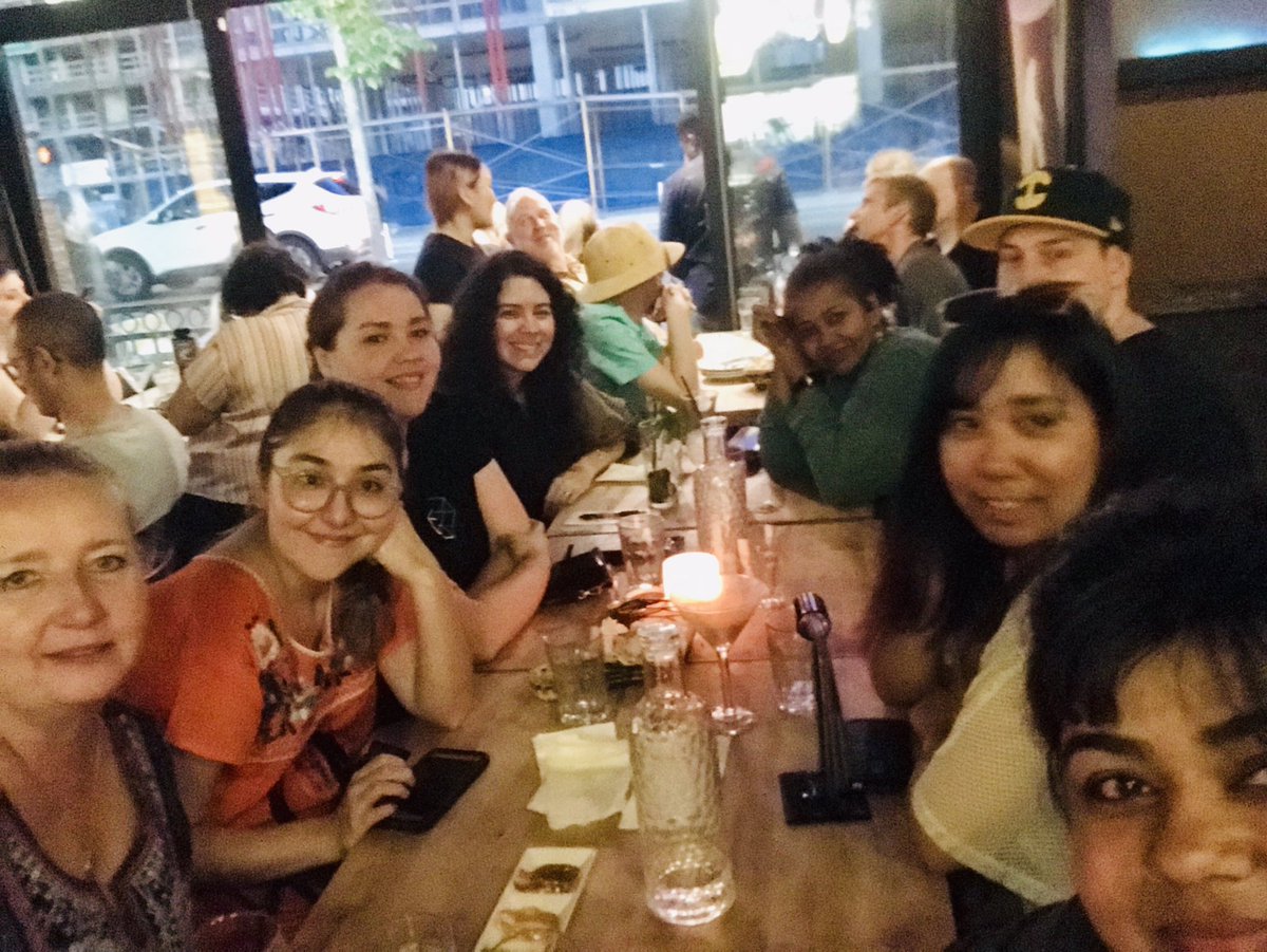 gonzlaur's tweet image. Final dinner! #wocincomputing 💗