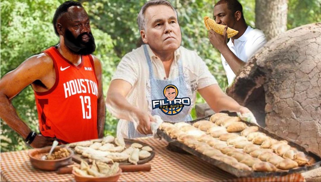 PadillaGiddel's tweet photo. Oyeme Mabrockets, aquí les dejo el único legado que tendran Barba Guy y CP3 en la NBA, de Empanadilleros 😂😂😂 🥟🥟🥟 https://t.co/ngImVE2zLb