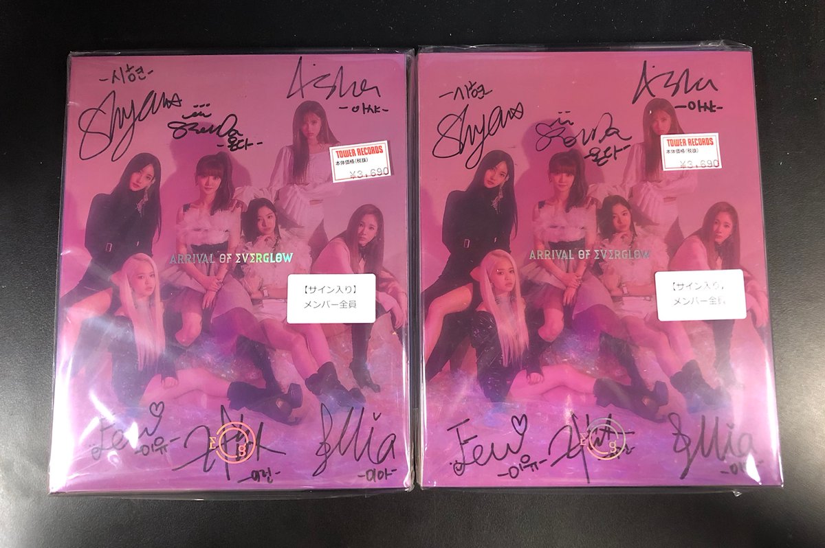 everglow メンバー全員直筆サイン入りチェキ EVERGLOW】 ＼中毒性抜群！／ 6人組新人ガールズグループ！EVERGLOWの