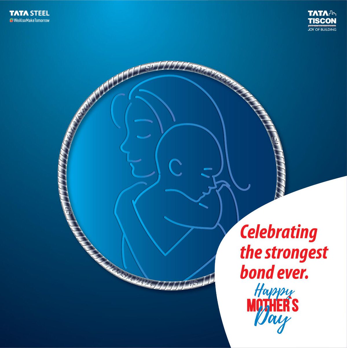 Tata Tiscon (@tatatisconworld) on Twitter photo Tata Tiscon pays homage to this unique relationship between a mother and child that simply grows stronger with time. #HappyMothersDay #StrongestBonds Tata Tiscon pays homage to this unique relationship between a mother and child that simply grows stronger with time. #HappyMothersDay #StrongestBonds