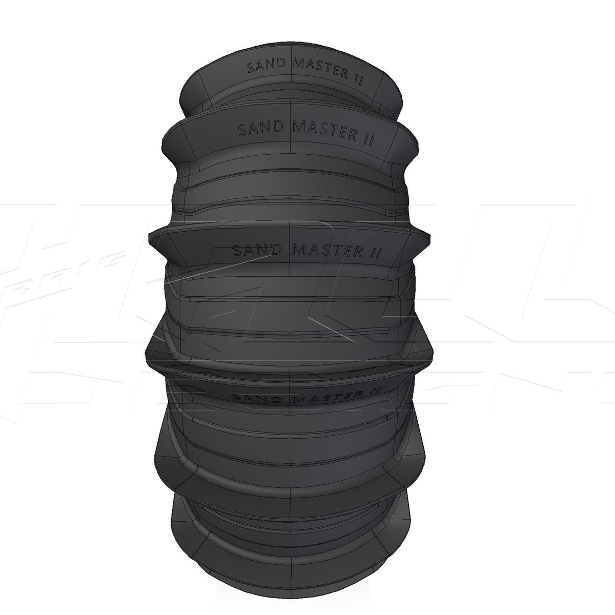 Hall__Designs's tweet photo. Another reverse engineered tire/wheel combo from a laser scan.  This is a large paddle tire for sand cars. #caddesign #SolidEdge #halldesigns https://t.co/zTj9U5aobf