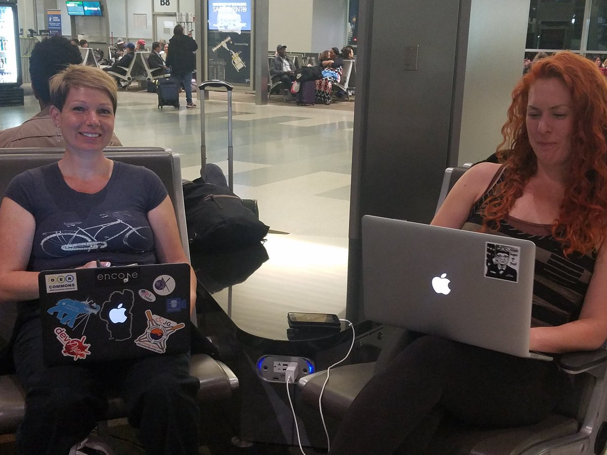 bausland's tweet image. NavNorth CA team waiting to board redeye from CA to NY for #Webbys to celebrate @SmithsonianLab win!