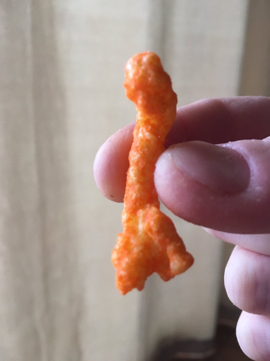 onemagicfetus's tweet photo. There is no way I am writing to Frito Lay to claim $50,000 for a dick-shaped Cheeto. I’ll have my 4-year-old do it. It’ll be less creepy. https://t.co/iQUH6JRdjG