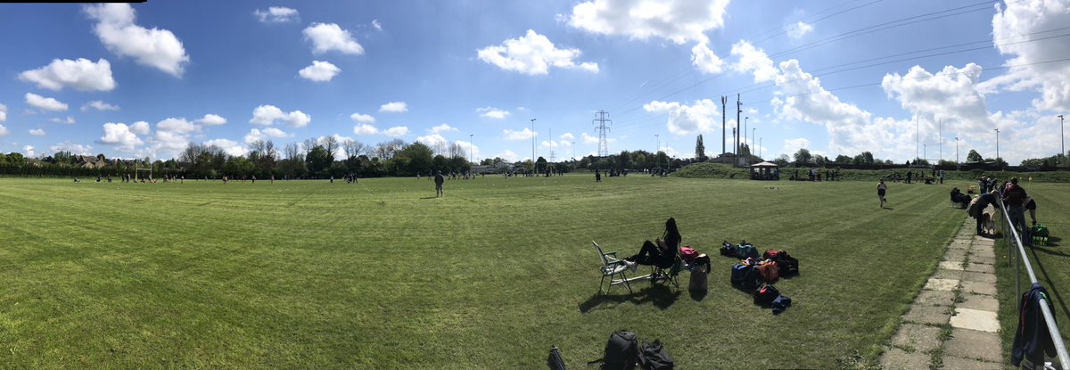 Under 15 girls xrugby7s under way, three pitches on the go with some local young match officials in the middle. Thanks to <a href="/sandalrufc/">Sandal RUFC</a> for hosting.