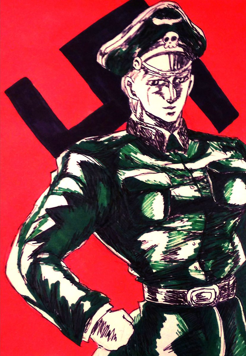 たま در توییتر Pan106forte あるちゃんへ まだサイボーグ化する前の世界一ィィィの人描きました こんなに濃い人描いたの久々すぎる