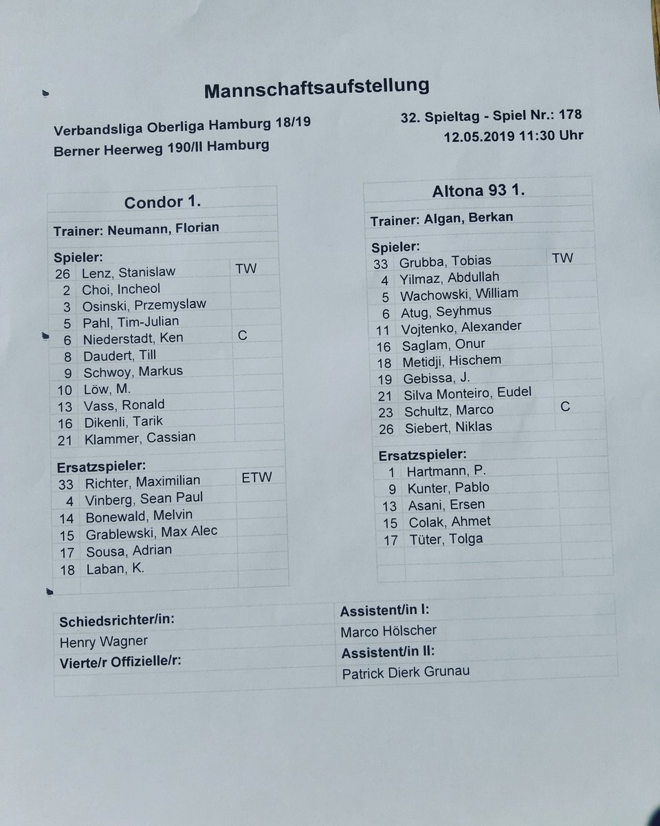 AltonaerFC1893's tweet photo. So startet der Spitzenreiter! #OLHH #SCCA93 #Wirsindalleeinervonuns #SayUhAhAltona ⚫⚪♥️ https://t.co/1tHRX1kodr