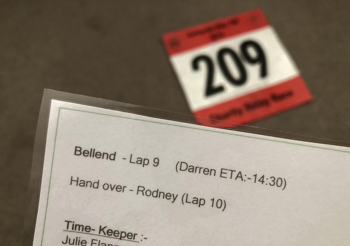 binkybunny7's tweet photo. Upon taking a closer look at my laminate of timings / contacts for todayβs #Hilly100 I do LOVE when someone spells my name wrong πππ€·π»ββοΈπ€π± #Leg9 #Bellend Thanks @NicolaEllis3 xx ππ https://t.co/jwea7PW0Sp