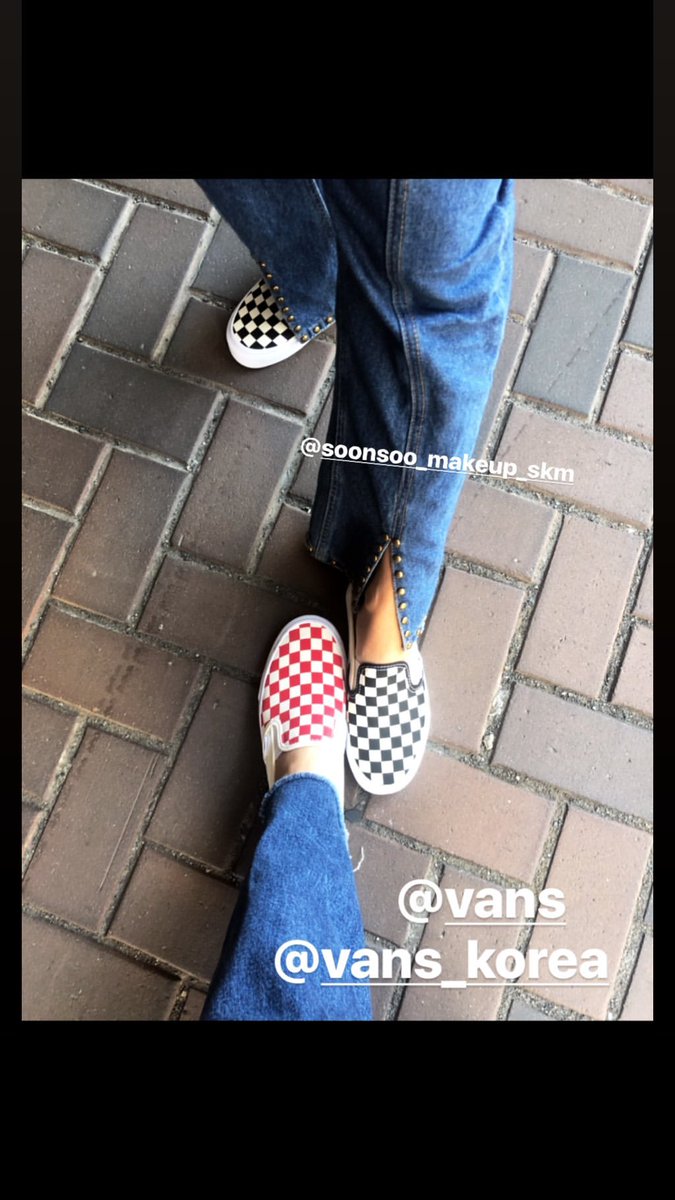 vans slip on instagram