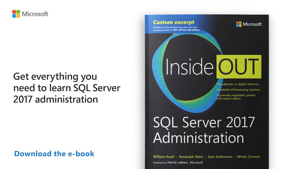 SQLServer's tweet image. Get the most out of #SQLServer2017, grow your technical skill set, and obtain an exclusive discount code. Find out more: msft.social/BlopkA