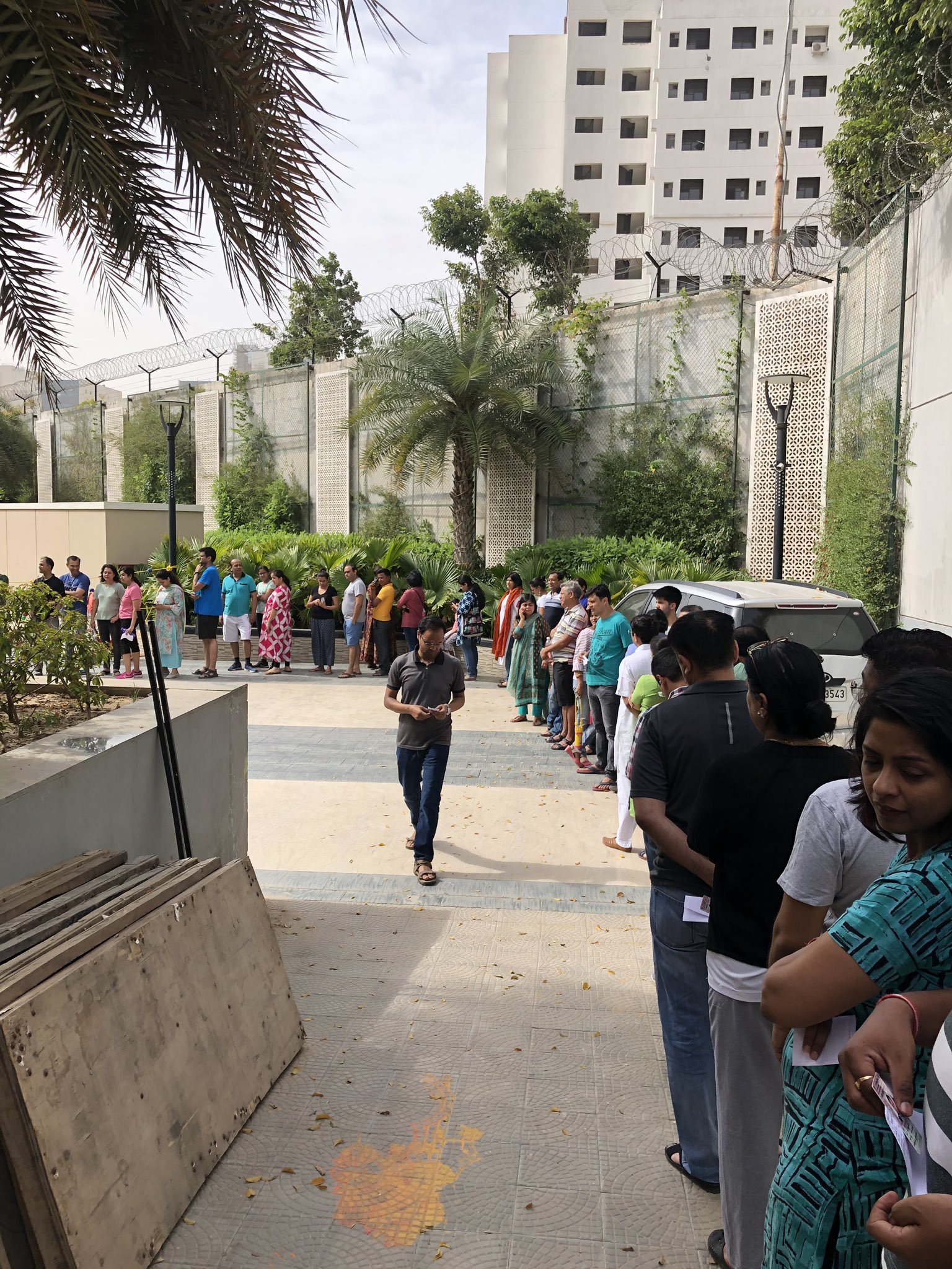 Amit K Nanchahal on Twitter "Serpentine queues at all polling booths