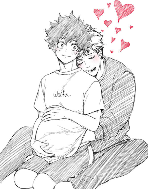 hello i really love pregnant deku 