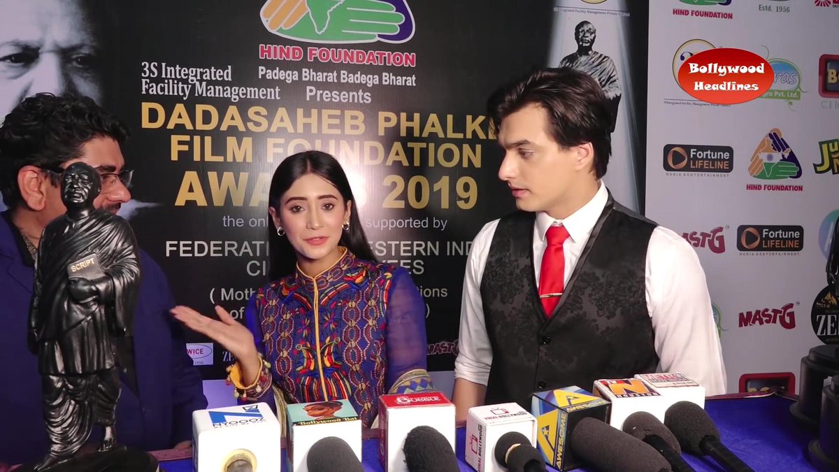 Respectful-When you achieve something this big, it's easy to forget to credit your mentors. But shivin always mention the achievement of the show or team before their own.True team players, talked about Rajan sir's award before their own.  #yrkkh  #kaira  #shivin