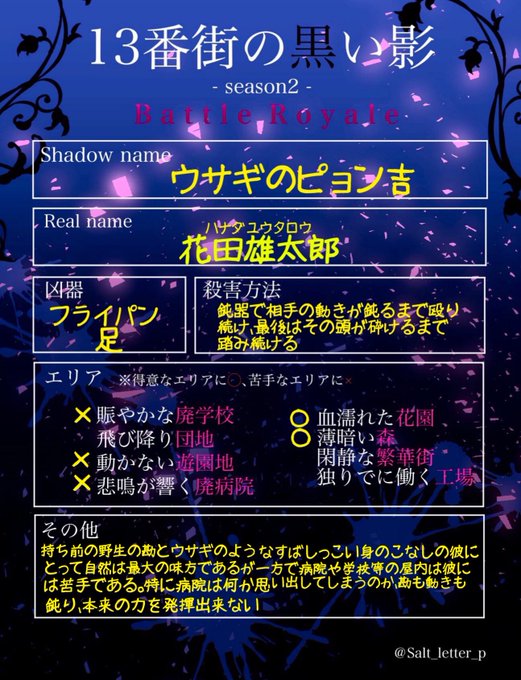 13番街の黒い影2のtwitterイラスト検索結果