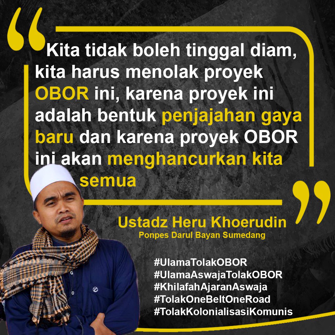 RakyatJambi3's tweet photo. Dalam seperempat abad terakhir ekonomi RRC telah tumbuh 30 kali lipat, bandingkan dengan perekonomian Indonesia dalam periode yang sama yang hanya tumbuh 8 kali lipat.
#UlamaAswajaTolakOBOR . #TolakOneBeltOneRoad #UlamaTolakOBOR
#EF1D https://t.co/UKmsevMn3H