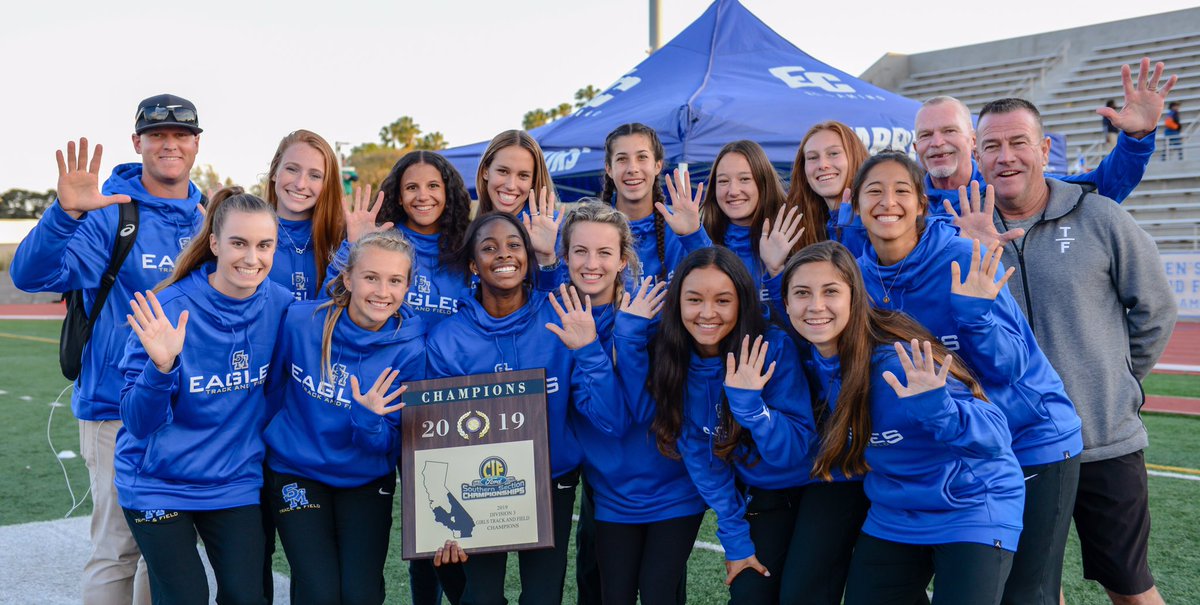 SMCHSTrack's tweet image. Make it 5 straight @CIFSS titles for the Lady 🦅’s!!! @latsondheimer @SMCHSAthletics @ocvarsity @MilesplitCA @PrepCalTrack