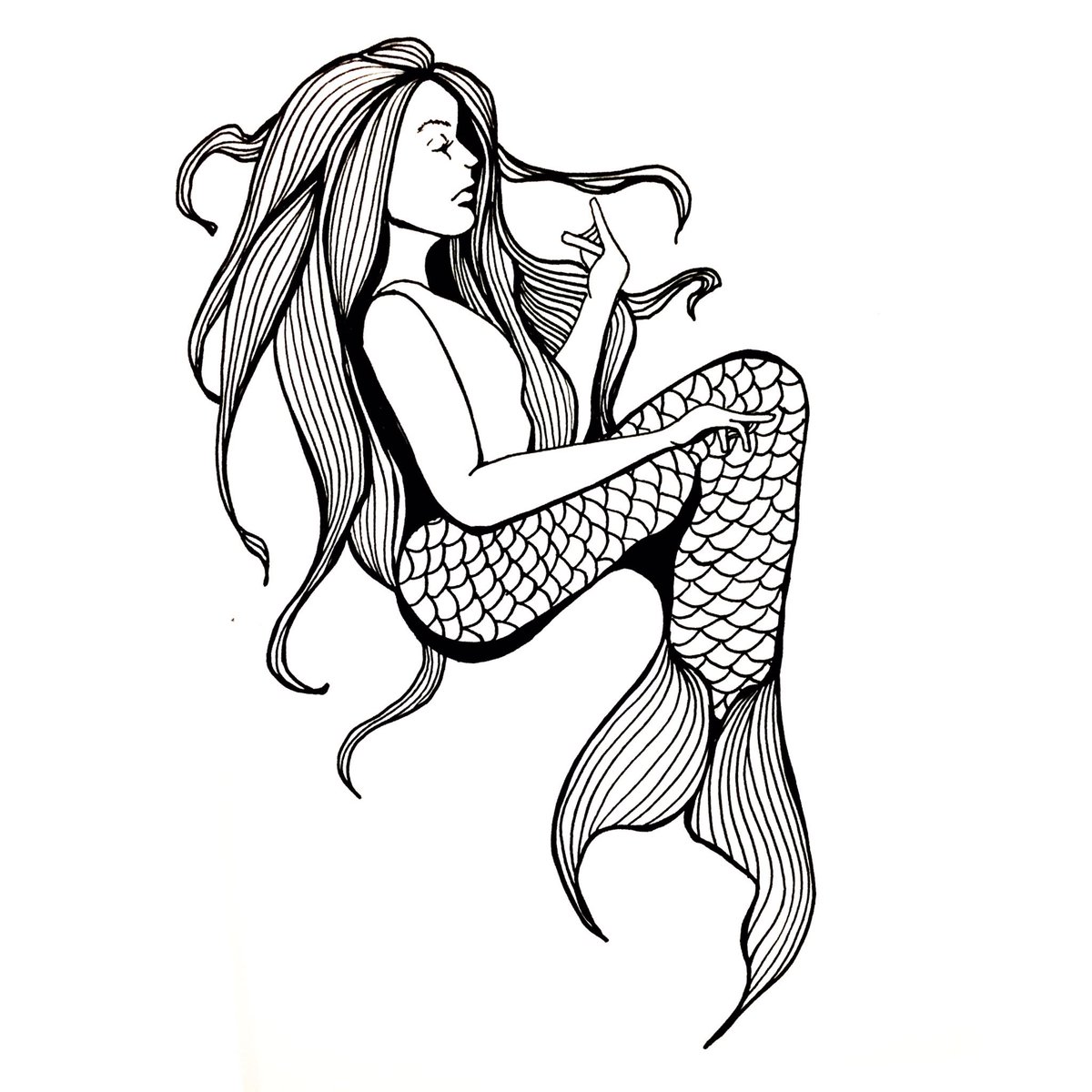 pinkpolish's tweet photo. Webbed #Mermaid, So much work on commissions and special projects today, but nothing I'm quite ready to share. However I did take a break and draw this #Cassiopeia inspired mermaid.
#illustration #drawing #sketchbook #sketch #mermay2019 #mermay #maywedrawdaily #ink #inkdrawing https://t.co/vEXbXbeWIZ