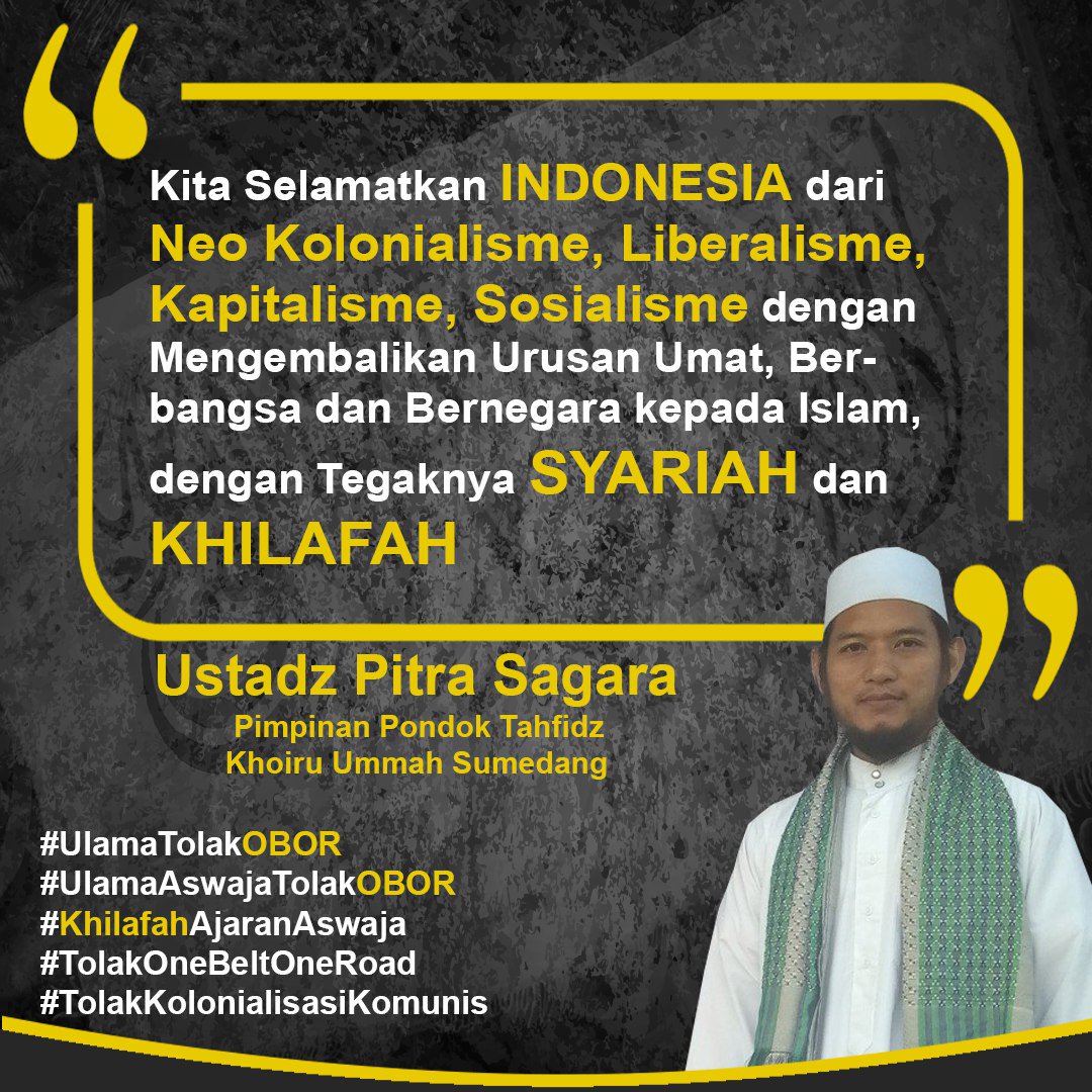 ElaniJhon's tweet photo. @ik4mawar3 @Lizahra_PGA @Hudz1924 @mfauzirizal82 @cuitansaya @Hanif27230068 @11_syahira @rasmanduri @lensasosmed @Dewi_1924 @ARH19241 @EsensiH @nungaja @AbuZaiha__ @Syayyiqul1453 Kejasama RI-Cina menempatkan Cina berhasil menguasai proyek infrastruktur di tanah air. Pembangunan infrastruktur Cina menggunakan model paket lengkap dari mulai bahan mentah hingga tenaga kerja kasar dari Cina. #KhilafahAjaranAswaja . #TolakKolonialisasiKomunis
#BA3B https://t.co/KpXCmBXMBp