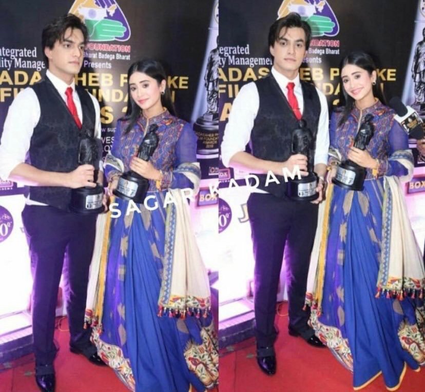 Successful Together-While  #shivin deserved these awards long back, they never received their due. Finally recognized with such prestigious awards given based on pure talent, proves that these 2 have many more awards waiting. And they got it together  #yrkkh  #shivinfeels