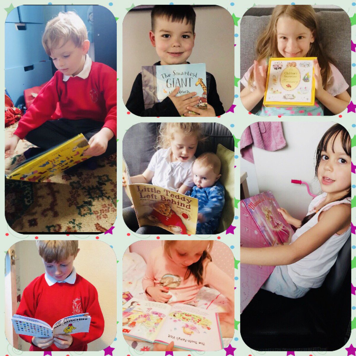 Pupils in EYFS choosing to read for pleasure at home! Keep those pictures coming! #readingforpleasure #readingrocks #inspiration #arliesschoolvalues