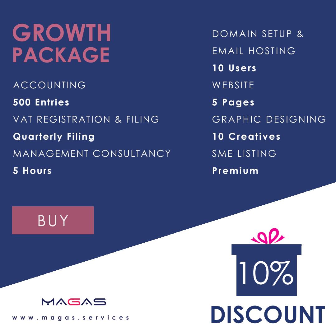 Save up to 10% off on this auspicious month of Ramadan.

BUY YOUR GROWTH PACKAGE TODAY!!
bit.ly/2VTaMwV

#ramadan #offer #growth #business #discount #buy #accounting #entries #vat #registration #filing #quarterlyfiling #domainsetup #emailhosting #users #graphics