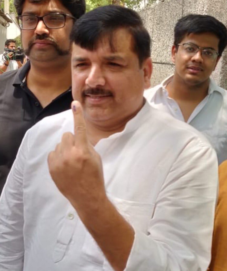 Sanjay Singh AAP tweet media