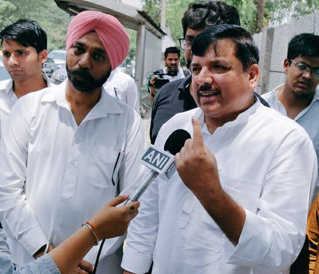 Sanjay Singh AAP tweet media