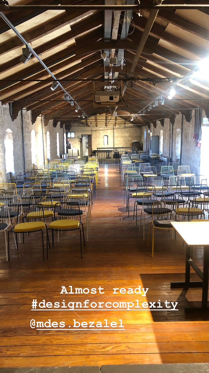 Spent the past month organizing this event with <a href="/roeebigger/">Roee Bigger</a> ! Finally it’s here  #designforcomplexity conference