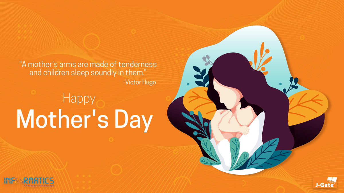 jgateplus's tweet photo. Sometimes, all you need is a tender hug from your mom and the world seems like a great place to live in.
- Happy Mother's day
 #MothersDay #journal #research #JGate https://t.co/Goeu5EzLpt