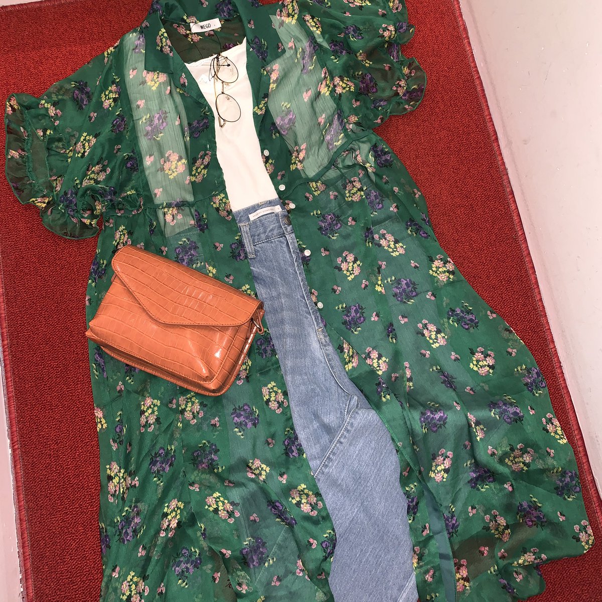 Wego仙台店 Ladies New Item シアーフラワーロングガウンワンピース 3 990 Tax 大人気花柄ワンピに新作登場です デニムとの合わせが可愛いです Wego仙台店 ワンピース 花柄