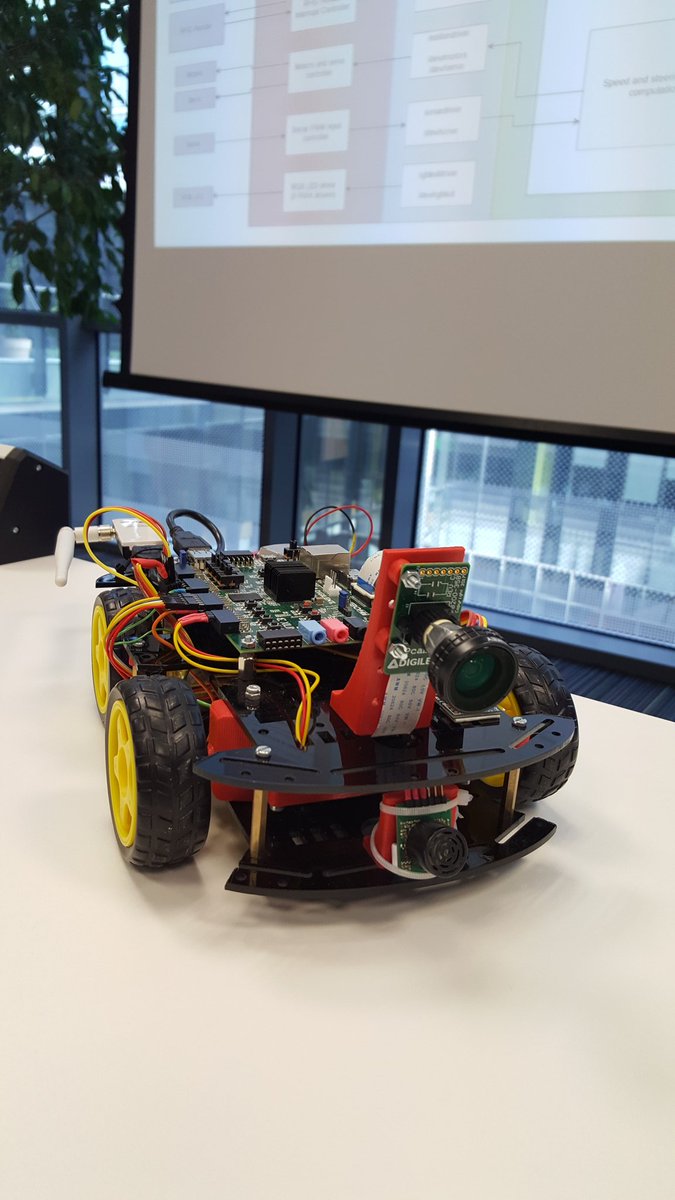 dabacan's tweet photo. The best of the best! The finalists @DigilentInc Design Contest Europe  defend the projects on #IoT, #LoRa. Prototyping and Testing, #AutonomousVehicles, image processing  and more! https://t.co/AZMPvzxqvA