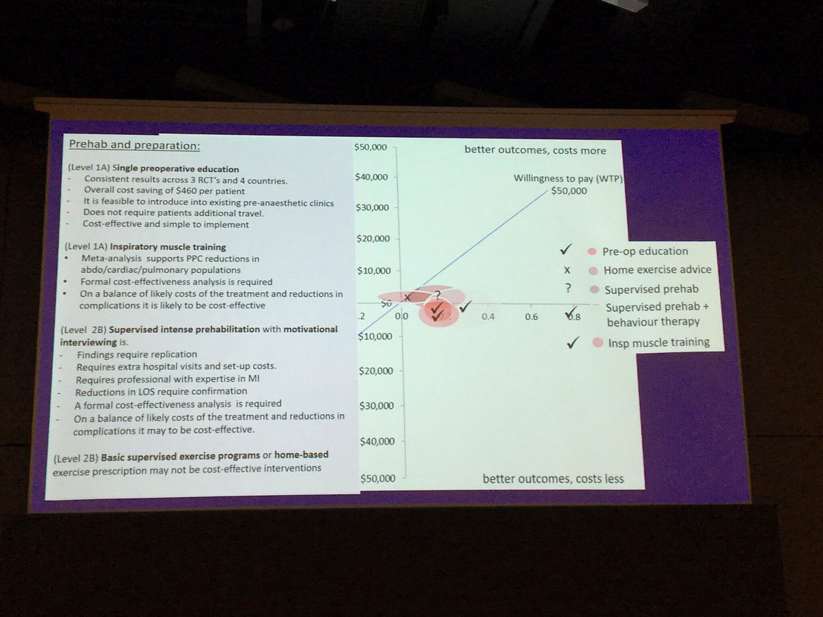 hilpert_ramona's tweet photo. Consider the costs - do preoperative physiotherapy! 💸 Thanks @iantheboden for this great presentation! #wcpt2019 #wcpt #geneva #physiotherapy #preoperativephysiotherapy #rehablegend https://t.co/Do4xvi7Tu7