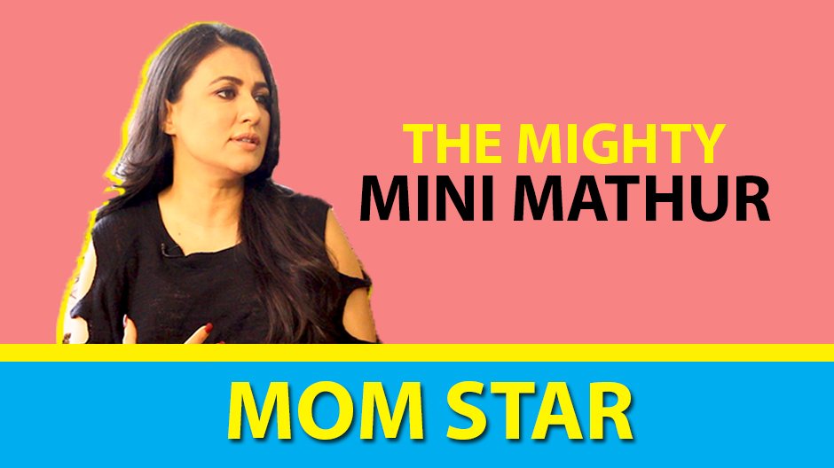 SheThePeople's tweet photo. Never thought of motherhood as reason to give up my career, that I worked so hard on. At the same time I enjoyed every bit of being mom says actor and host @minimathur in this warm, real, and relatable conversation with @AnjaliKir #MomStars https://t.co/SRnWQHmCRH @KLAYSchools https://t.co/9z0Owuy05M
