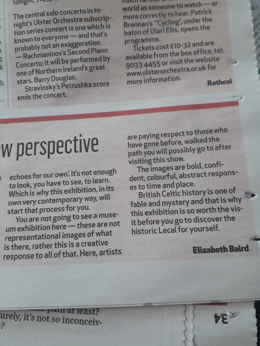 Emma McKervey (@emma_mckervey) on Twitter photo Part of a rather fine review of our exhibition in <a href="/ArdsArts/">Ards Arts Centre</a> in the <a href="/BelfastTele/">Belfast Telegraph</a> on Fri. On until 23rd. Part of a rather fine review of our exhibition in <a href="/ArdsArts/">Ards Arts Centre</a> in the <a href="/BelfastTele/">Belfast Telegraph</a> on Fri. On until 23rd.