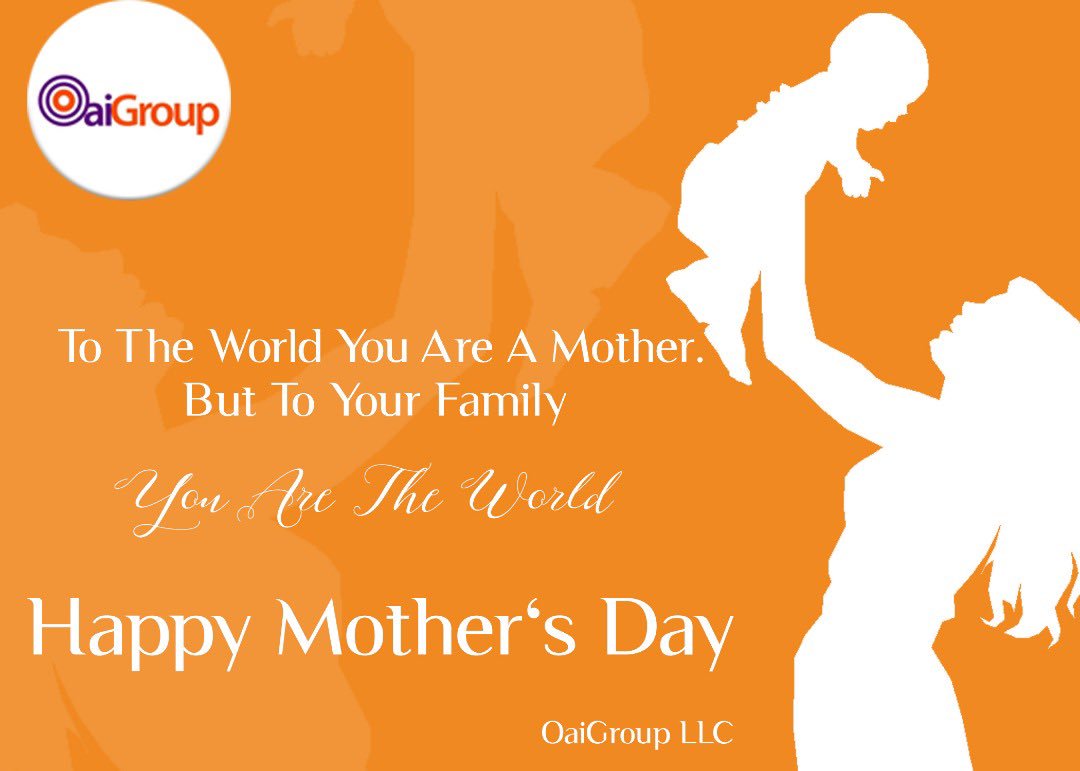 GroupOai's tweet photo. “All that I am, or ever hope to be, I owe to my angel mother.”
-Abraham Lincoln.
Happy Mother’s Day to mothers all over the world! We love you all!
#oaigroup #mothersday #mother #12May #OaiHealth #VGMA20 #OaiTech #entrepreneur #oaigrouplivesforever
CREDIT: OaiTech https://t.co/PXseukqlnQ