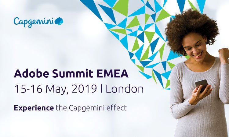 Capgemini's tweet photo. We bring together the best of @Adobe to deliver disruptive experiences that set your organization apart from the competition. Experience the difference with the #capgeminieffect. Visit us at #AdobeSummit EMEA. https://t.co/ZWj7NtKGxc https://t.co/otGHLywhUh