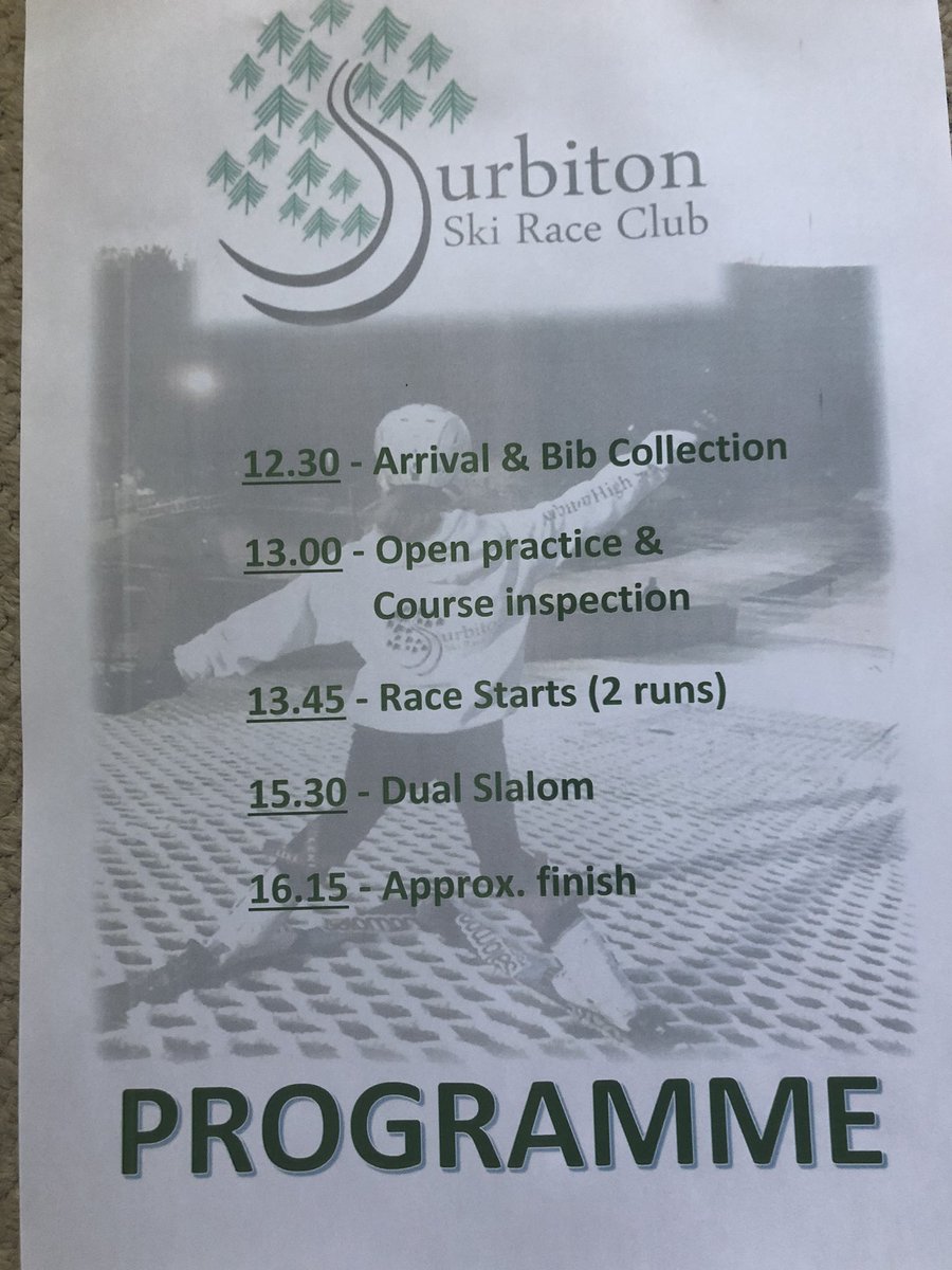 Wakey Wakey, rise and shine it’s Surbiton Ski Champs time!! ☀️⛷💚