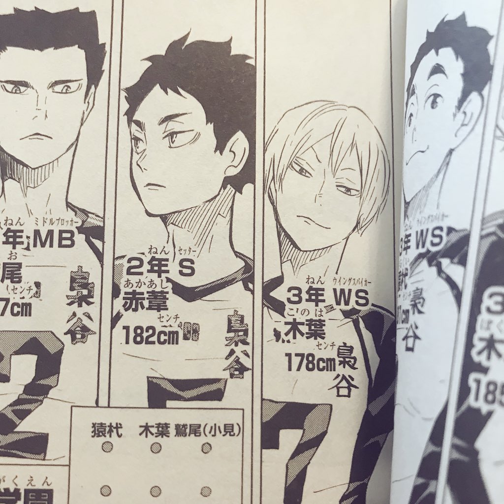 え、まって?今更気づいたけど木葉も赤葦くんも身長伸びてるんだ