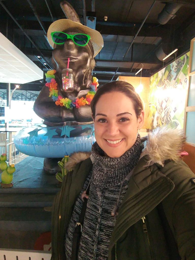 AnechkaMD's tweet photo. Cute little thing at #belgorama. Killing time at the airport. Returning home from #ESPID2019 https://t.co/SHaaArTXJe