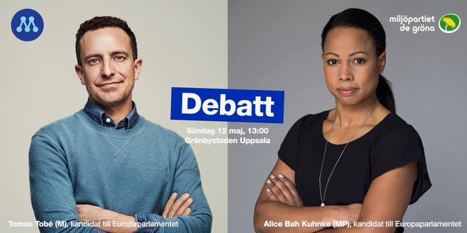 Ser fram emot att inleda debatturnén med Alice Bah Kuhnke idag. Svenska folket ska välja kandidater, inte partiledare, att representera Sverige i EP. Tydliga besked om brottsbekämpningen, klimatet och invandringen är att vänta från oss båda idag. #svpol #eupol