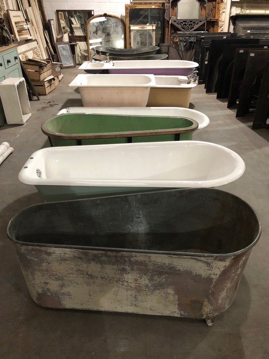 fromerec's tweet photo. Looking for an original bath ? Various types available cast iron roll tops , sitz baths , zinc and copper from the 1880s to the 1930s #Victorian #Antiquebaths #Sanitaryware #Homestyling #Fromerec https://t.co/KCfcpRHu24