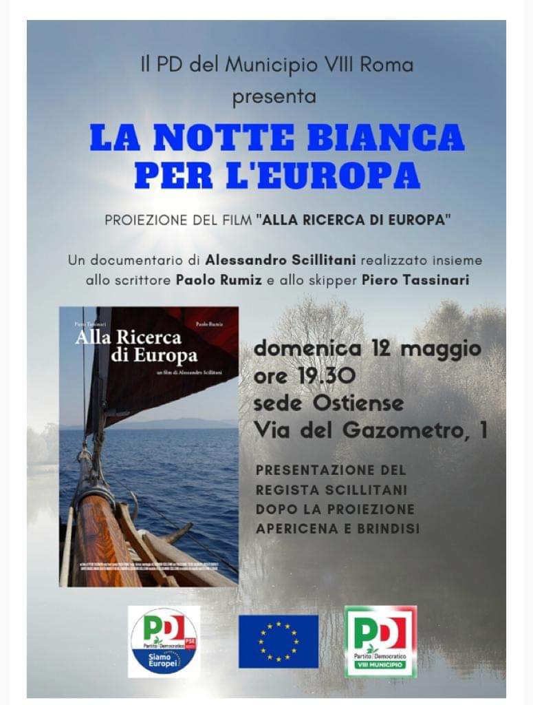 andcasu's tweet photo. Auguri a tutte le mamme! Anche oggi #12maggio volantinaggi verso #Europee2019 in tutta #Roma (https://t.co/puUaT3S23r) e stasera nuova #nottebiancaperlEuropa a #Ostiense per vedere insieme "Alla Ricerca di #Europa" di A. #Scillitani realizzato grazie a P. #Rumiz e P. #Tassinari! https://t.co/MhWDNa5Prj