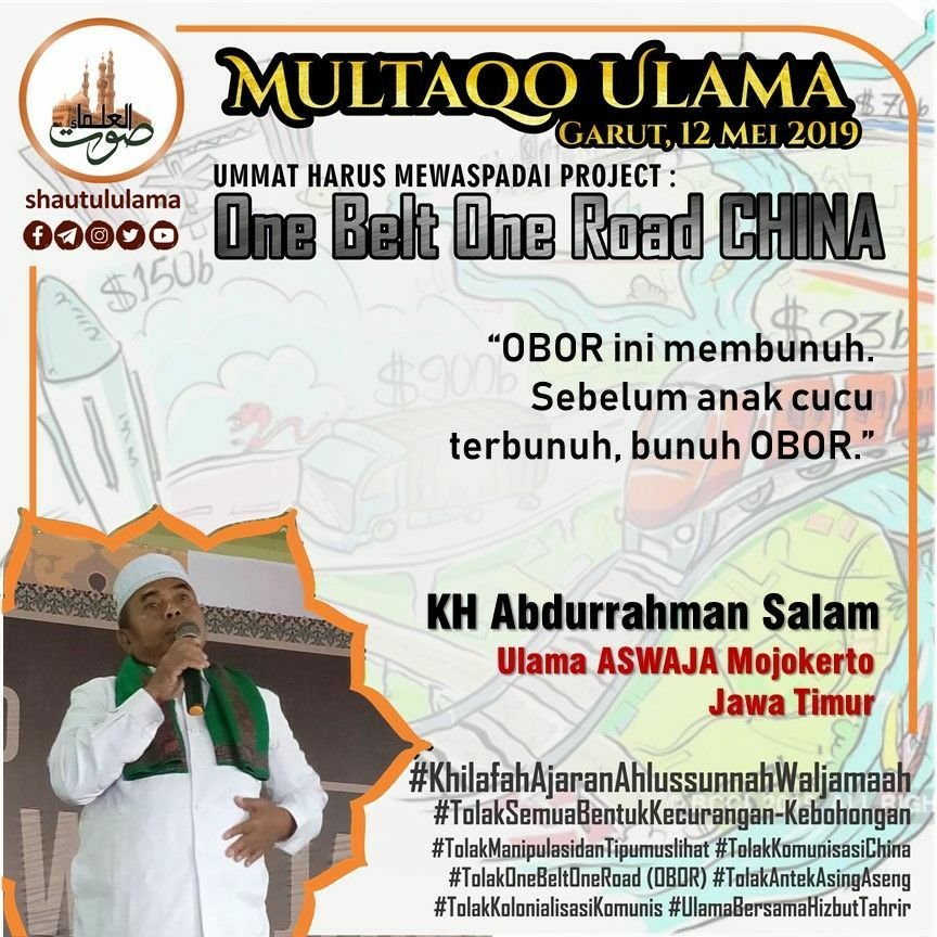 annurudy's tweet photo. Siapa yg untung dengan proyek"obor"? #UlamaTolakOBOR  #TolakKolonialisasiKomunis https://t.co/j5S6ChoqLe