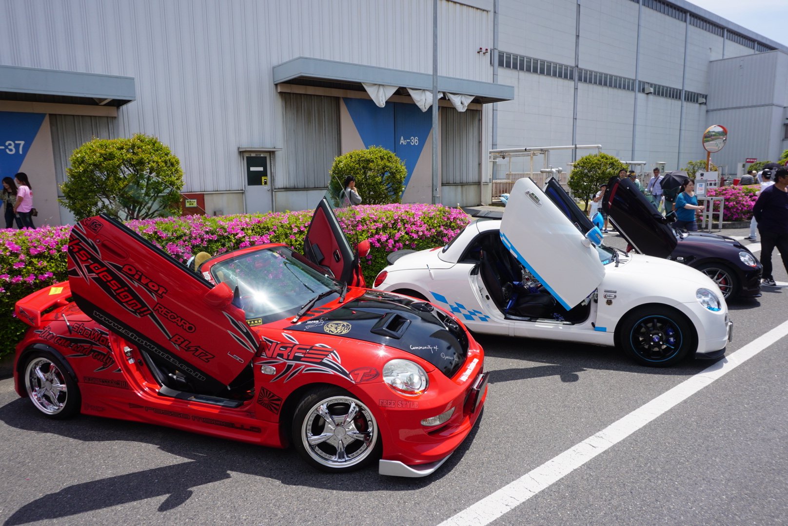 えいた 竜王フェスティバルにて 気合いの入った改造コペンをいっぱい見てきました みんなお金かけてるねぇ ダイハツ コペン 竜王フェスティバル 改造車 カスタム シザーズドア つつじ祭り ツツジ T Co Ejyxhur2q7 Twitter