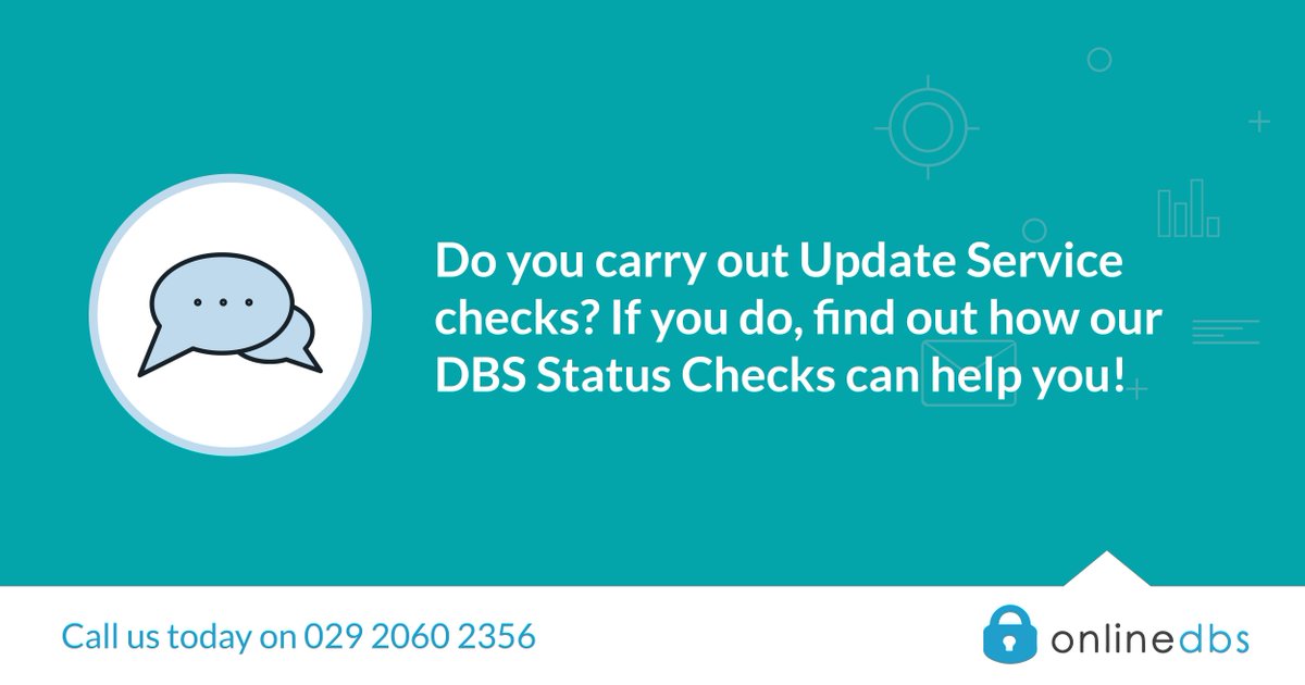 ChecksDirect's tweet image. Do you carry out #UpdateService checks? If yes, find out how our #DBSStatusChecks can help you &amp;gt;&amp;gt; onlinedbs.co.uk/advice/10-reas… #OnlineDBS #Blog