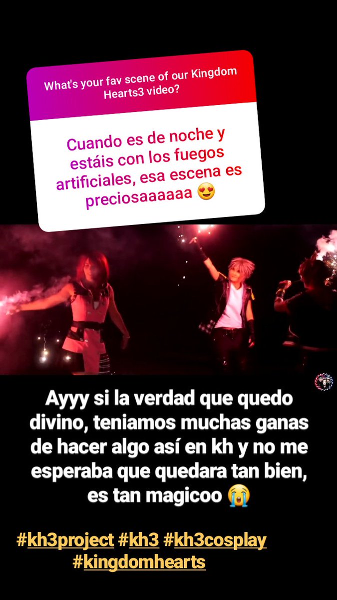 SatsukiCosplay's tweet photo. Despues de la salida de nuestro video de KH3 me gustaria saber vuestras opiniones, contadme cual es vuestra escena favorita como han hecho ellos en IG o cualquier cosa que querais😊 si sois fan y aun no lo visteis aqui esta👇 https://t.co/cIWUUAtZfq
#kh3project #KH3 #cosplay https://t.co/kWvaJpC5VE