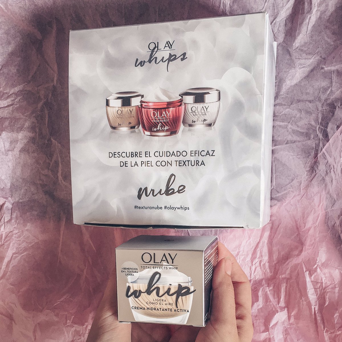 _kristimay_'s tweet photo. La nueva crema de @Olay_ES Whip nube, súper ligera y muy hidratante. Es muy Top ✅#olaywhips #texturanube @youzzspain @olay #olay https://t.co/OIDYf8satN