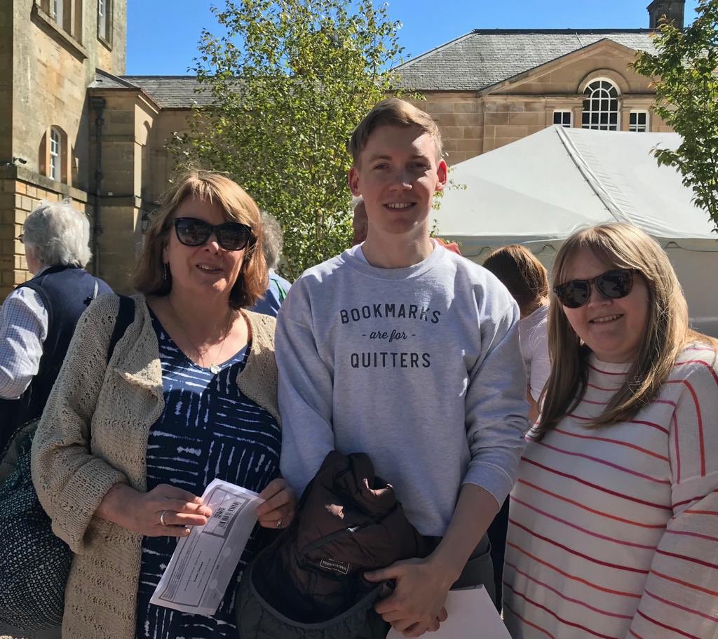 LoudounEnglish's tweet photo. Sunday Funday for English teachers at Boswell Book Festival @bozzyfest @ChrisKelso5 https://t.co/m1h3bBKFbC
