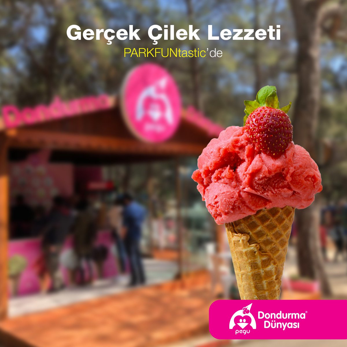 Taze Meyveden Gerçek Dondurma Keyfi için Herkesi Şubelerimize bekleriz 😍🥰😋