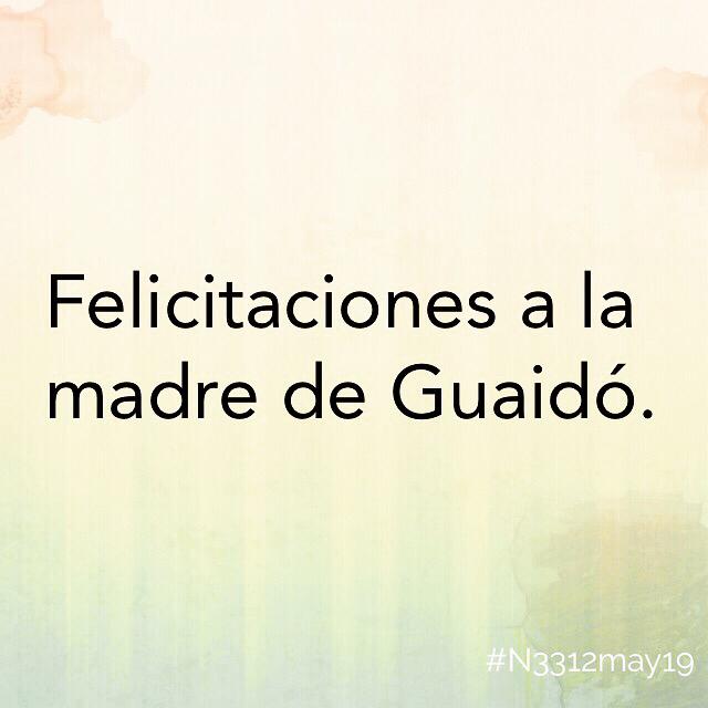 ChuchoAlmeida's tweet photo. @NicolasMaduro Y yo quiero desearle un felíz pero muy muy muy felíz día a una madre en particular... Espero que esté muy pero muy muy muy felíz ella con la belleza de hijo que parió... #SeTeníaKeDecirYDeDIJO https://t.co/sHcDOR2OU4