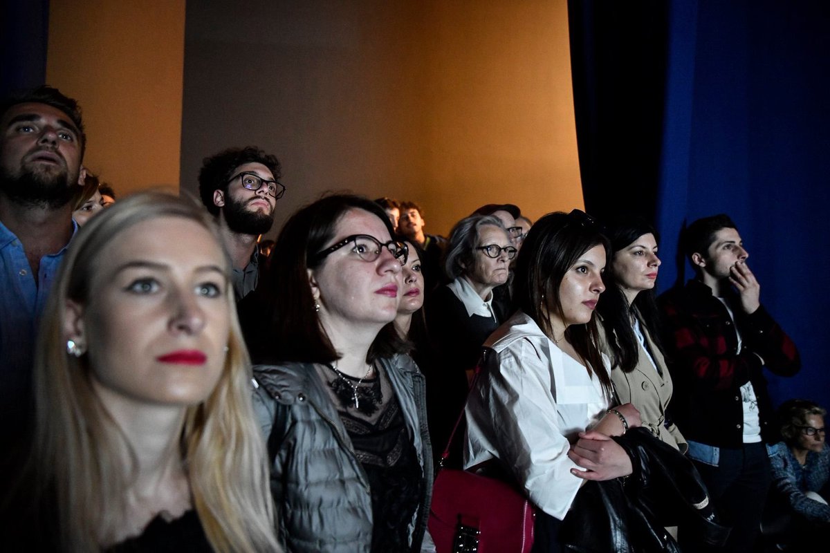 2019Albanian's tweet photo. Moments from the opening of the Albanian Pavilion @la_Biennale
#maybethecosmosisnotsoextraordinary
#MayYouLiveInInterestingTimes
#driantzeneli
#albanianpavilion2019 https://t.co/q6dMeUEFQI